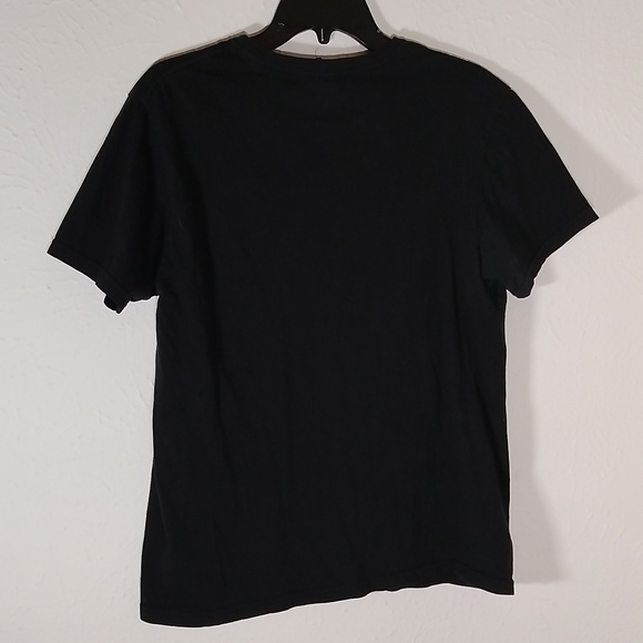 YMCA Black T-shirt with Glow in the Dark front, Size M - Picture 5 of 5